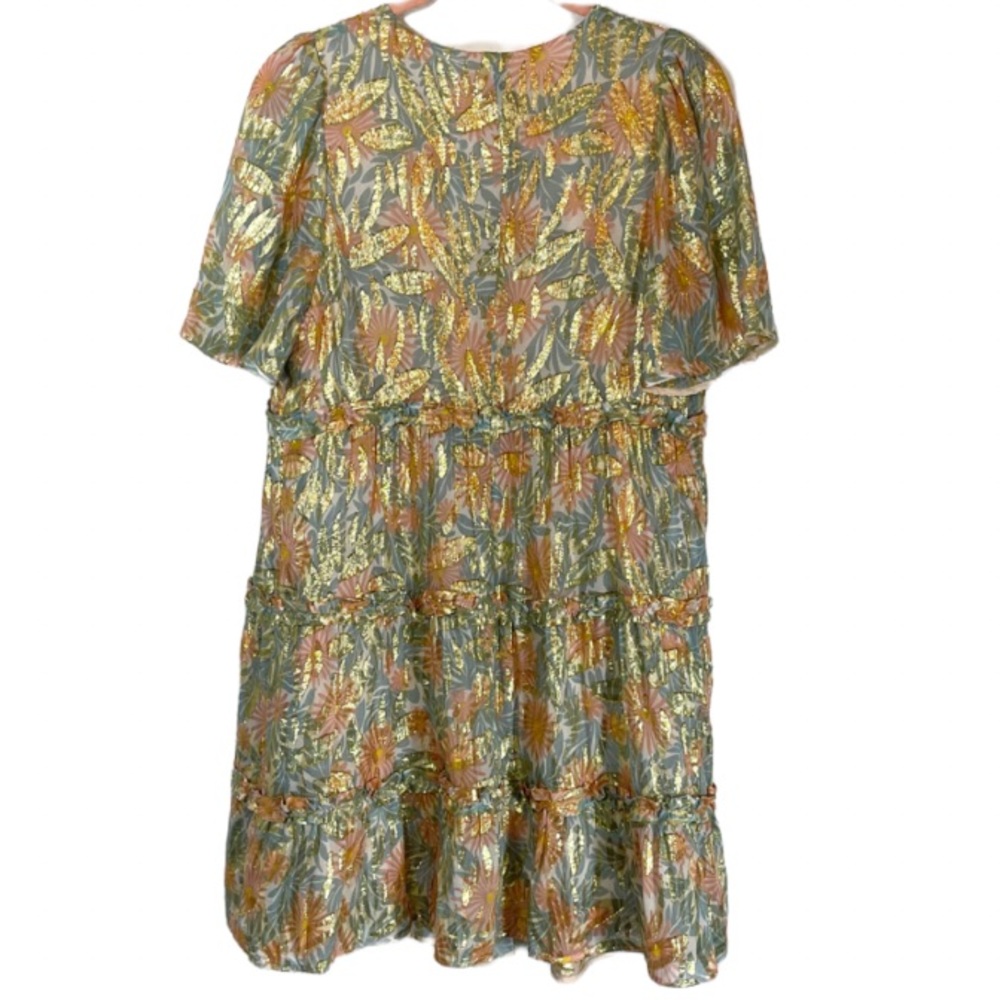 Sezane Laureline Jungle Printaniere Silk Dress - Picture 4 of 11